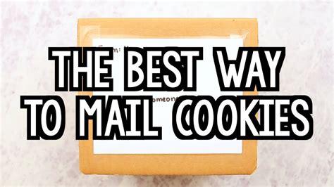 best way to mail cookies so they stay fresh.